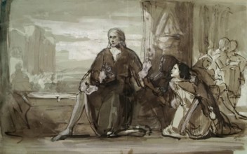 Historical Composition, c1840s. Creator: John Phillip.