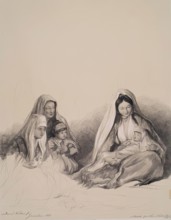 Sketch for the Nativity, 1841. Creator: Joseph Nash.