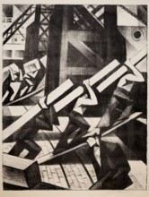 Loading the Ship, 1917. Creator: CRW Nevinson.