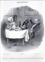 Moeurs Conjugales. Monsieur a sa bête, Madame son animal..., 19th century.  Creator: Honore Daumier.