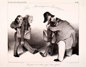 Les Mannequins Politiques. Ce jeu n'a duré que trois jours, 1834. Creator: Honore Daumier.