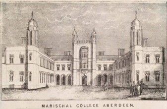 Marischal College, Aberdeen, c1830s-1860s. Creator: Unknown.