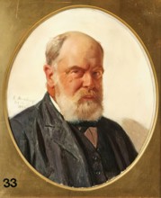 Edward Armitage, Self Portrait, 1882. Creator: Edward Armitage.