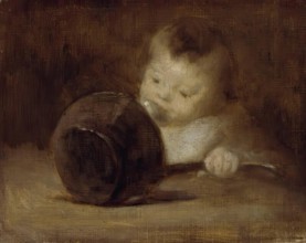 Enfant avec Casserole. Creator: Eugene Carriere.