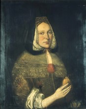 Portrait of Mary Jamesone. Creator: George Jamesone.