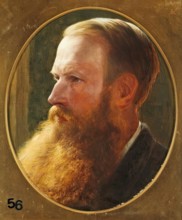 Henry William Banks Davis, Self Portrait, 1883. Creator: Henry William Banks Davis.