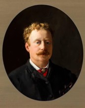 Henry Woods, Self Portrait, 1885. Creator: Henry Woods.