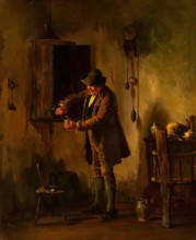 Interior of an Irish Cottage. Creator: Howard Helmick.