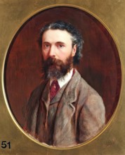Peter Graham, Self Portrait, 1882. Creator: Peter Graham.