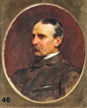 Briton Riviere, RA, 1881. Creator: Philip Hermogenes Calderon.