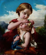 The Time of Primroses, 1854. Creator: Robert Herdman.