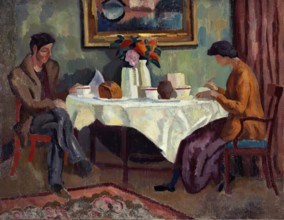 The Breakfast Table, c1918. Creator: Roger Fry.