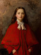 Bright Eyes, 1877. Creator: John Everett Millais.