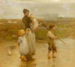 The Bait Gatherers, 1895. Creator: Thomas Austen Brown.