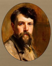 William Ewart Lockhart, Self Portrait, 1884. Creator: William Ewart Lockhart.