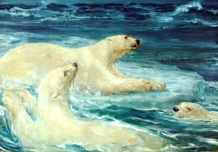 Adrift, c1905. Creator: John MacAllan Swan.