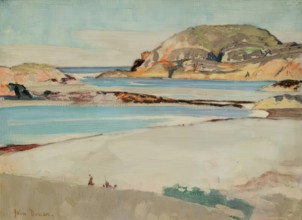 A Beach Scene, 1900-1924. Creator: John Duncan.