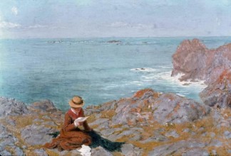 A Sunny Day in Winter, c1878. Creator: Allan James Hook.