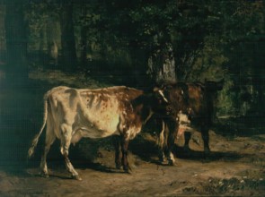 Vaches au Paturage, 1853. Creator: Constant Troyon.