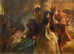 Bal Masque, c1840-1867. Creator: John Phillip.