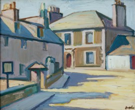 Kirkcudbright, Street Corner, 1917. Creator: Samuel John Peploe.
