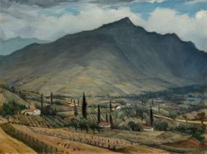 Pays Basque, c1925. Creator: CRW Nevinson.