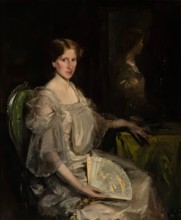 The Ivory Fan, c1906. Creator: Douglas Strachan.