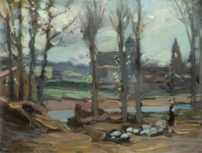 Gerona, 1903. Creator: Douglas Strachan.