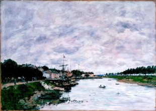 Saint-Valery-sur-Somme, 1890. Creator: Eugene Louis Boudin.