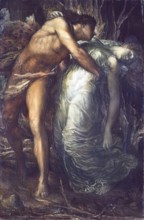 Orpheus and Eurydice, 1872. Creator: George Frederick Watts.