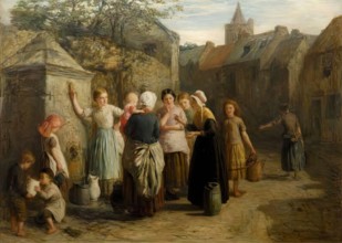 The Village Well, 1871. Creator: Hugh Cameron.