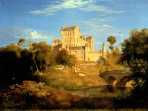 Fyvie Castle, 1828. Creator: James William Giles.