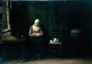 The Sleepers, c1868. Creator: Jozef Israels.