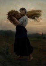 The Gleaner, 1875. Creator: Jules Breton.