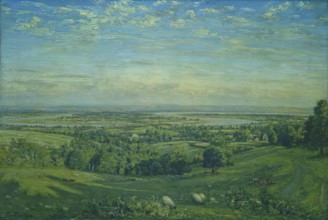 The Horseshoe Bend of the Severn, 1909. Creator: Philip Wilson Steer.