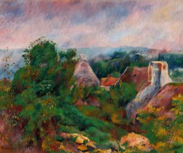 La Roche Guyon, 1885 - 1886. Creator: Pierre-Auguste Renoir.