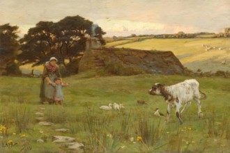 The Introduction, 1882. Creator: Sir Ernest Albert Waterlow.