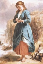 A Seaside Toilet, 1868. Creator: Thomas Faed.