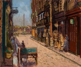 The Basket Shop, Rue St Jean, Dieppe, c1911-1912. Creator: Walter Richard Sickert.