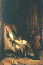 A Musician's Reverie, c1880s. Creator: John Pettie.