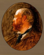 Self Portrait, 1881. Creator: John Pettie.