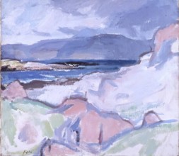 Iona, Pink Rocks, 1920-1934. Creator: Samuel John Peploe.
