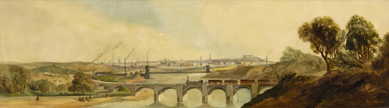 A South Prospect of Aberdeen, c1850. Creator: Unknown.