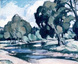 River, 1932 - 1933. Creator: Samuel John Peploe.