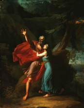 Oedipus and Antigone, c1795. Creator: Charles Thevenin.