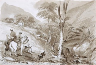 The Well At Moffat, 1837. Creator: James W Wake.