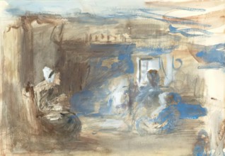 Study for "The Legend", 1864-1878. Creator: George Paul Chalmers.