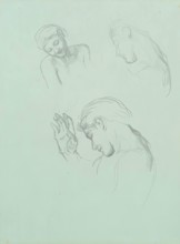 Study for 'Mischief', c1878. Creator: George Frederick Watts.