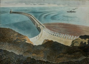 Coastal Defences, 1940. Creator: Eric Ravilious.