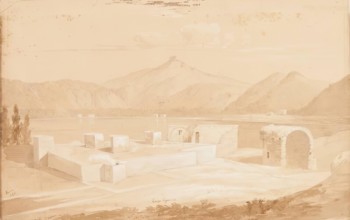 Lago Agnano, 1825. Creator: James William Giles.